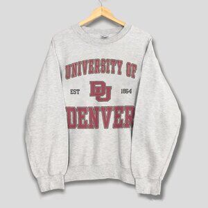 Vintage University of Denver Sweatshirt, Retro Denver College Men Women Shirt
